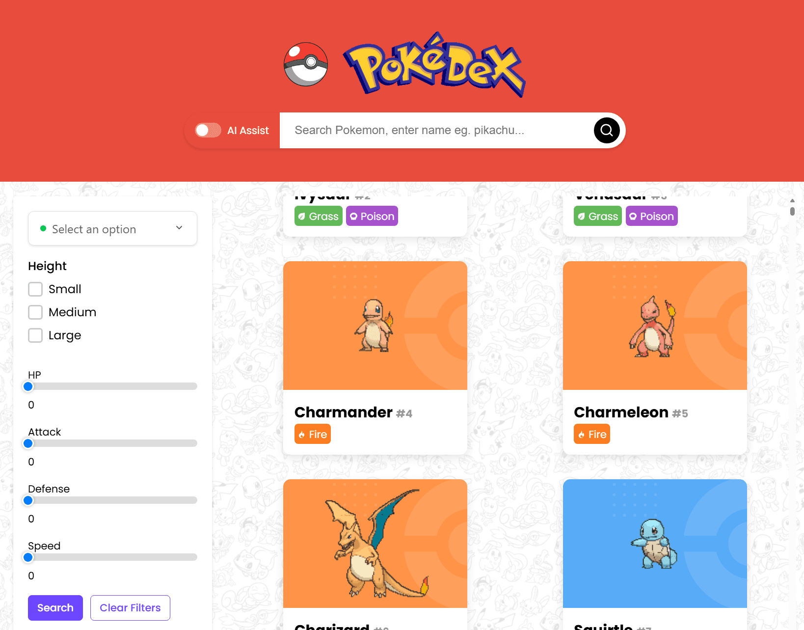 Pokédex Project